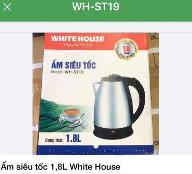 Ấm siêu tốc 1,8L White House