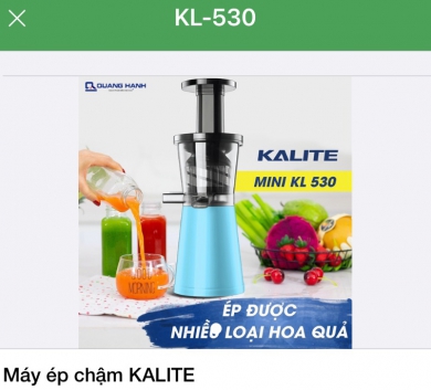Máy ép chậm KALITE