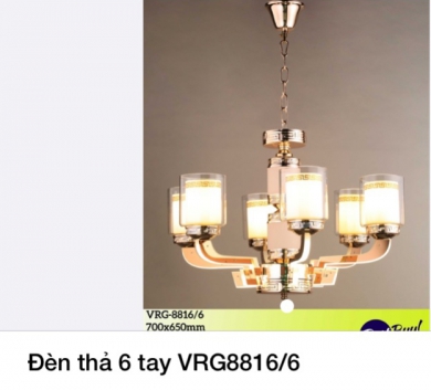 Đèn thả 6 tay VRG8816/6