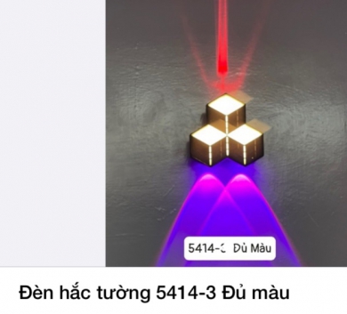 Đèn hắc tường 5414-3 Đủ màu