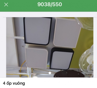4 ốp vuông