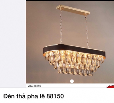 Đèn thả pha lê 88150